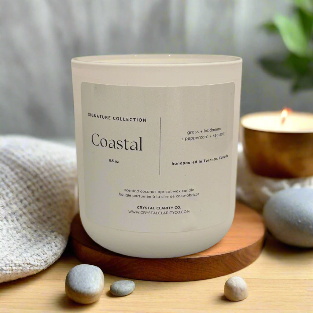 Coastal - Luxury Scented Wooden Wick Candle