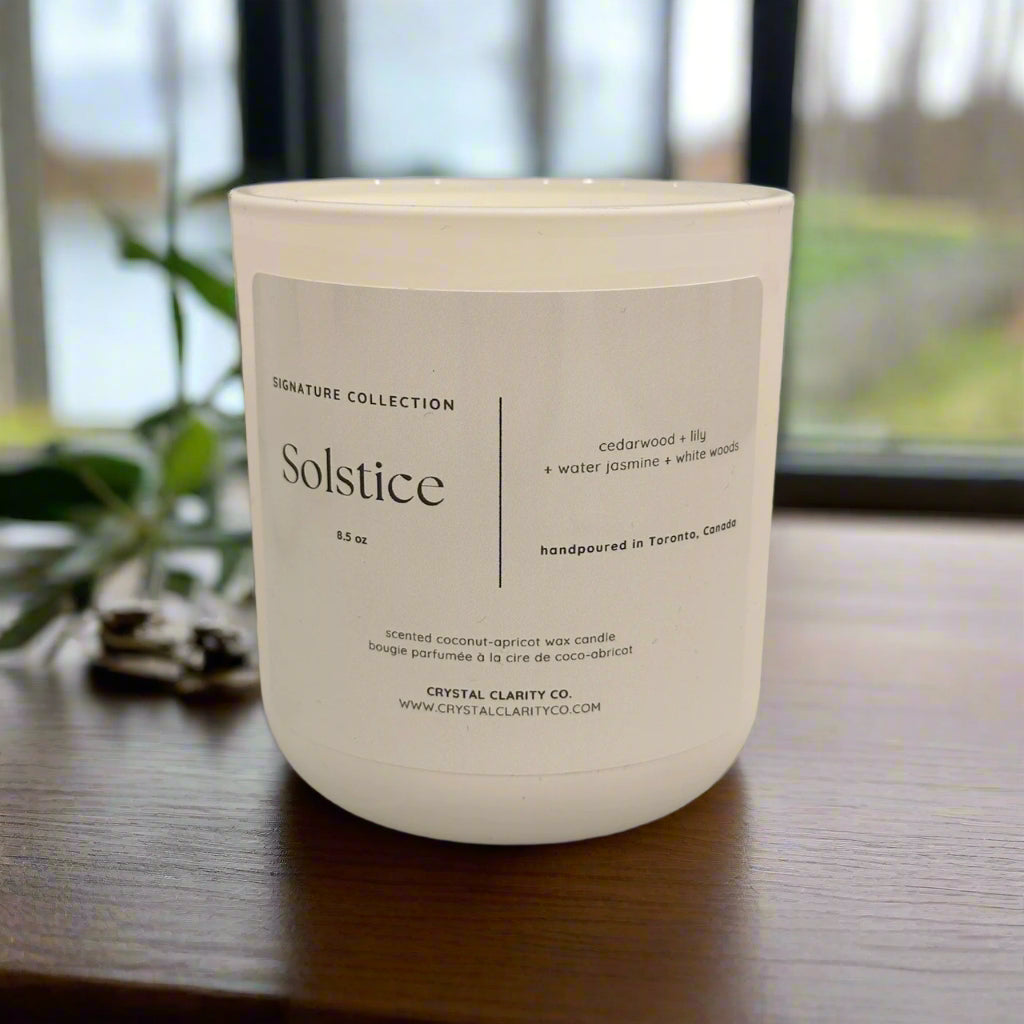 Solstice - Luxury Scented Wooden Wick Candle