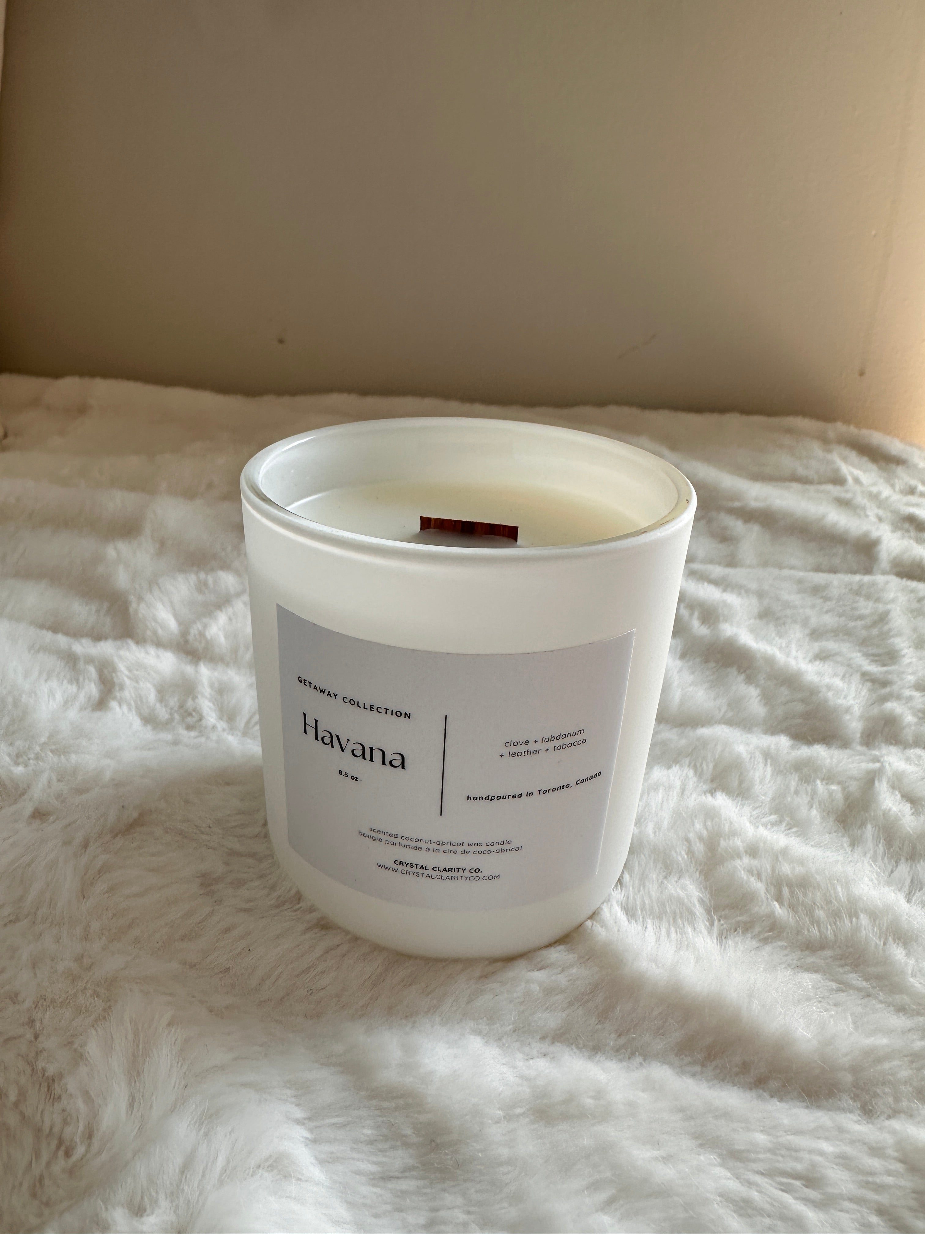 Havana - Luxury Scented Wooden Wick Candle