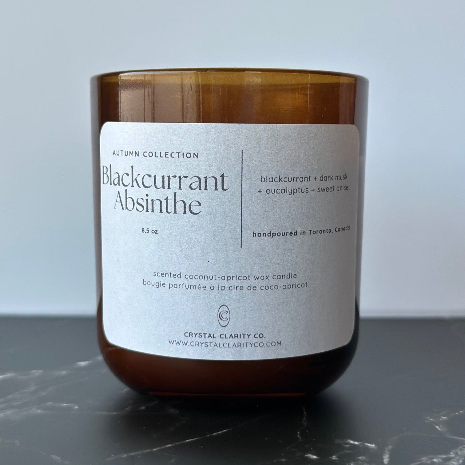 LIMITED EDITION: BLACKCURRANT ABSINTHE WOODEN WICK CANDLE