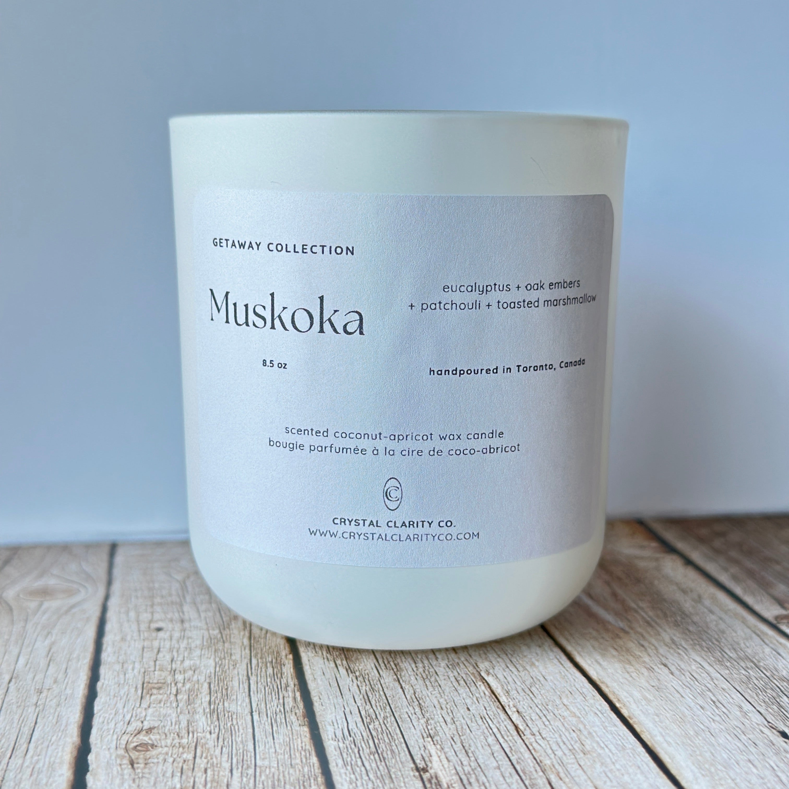 Muskoka - Luxury Scented Wooden Wick Candle