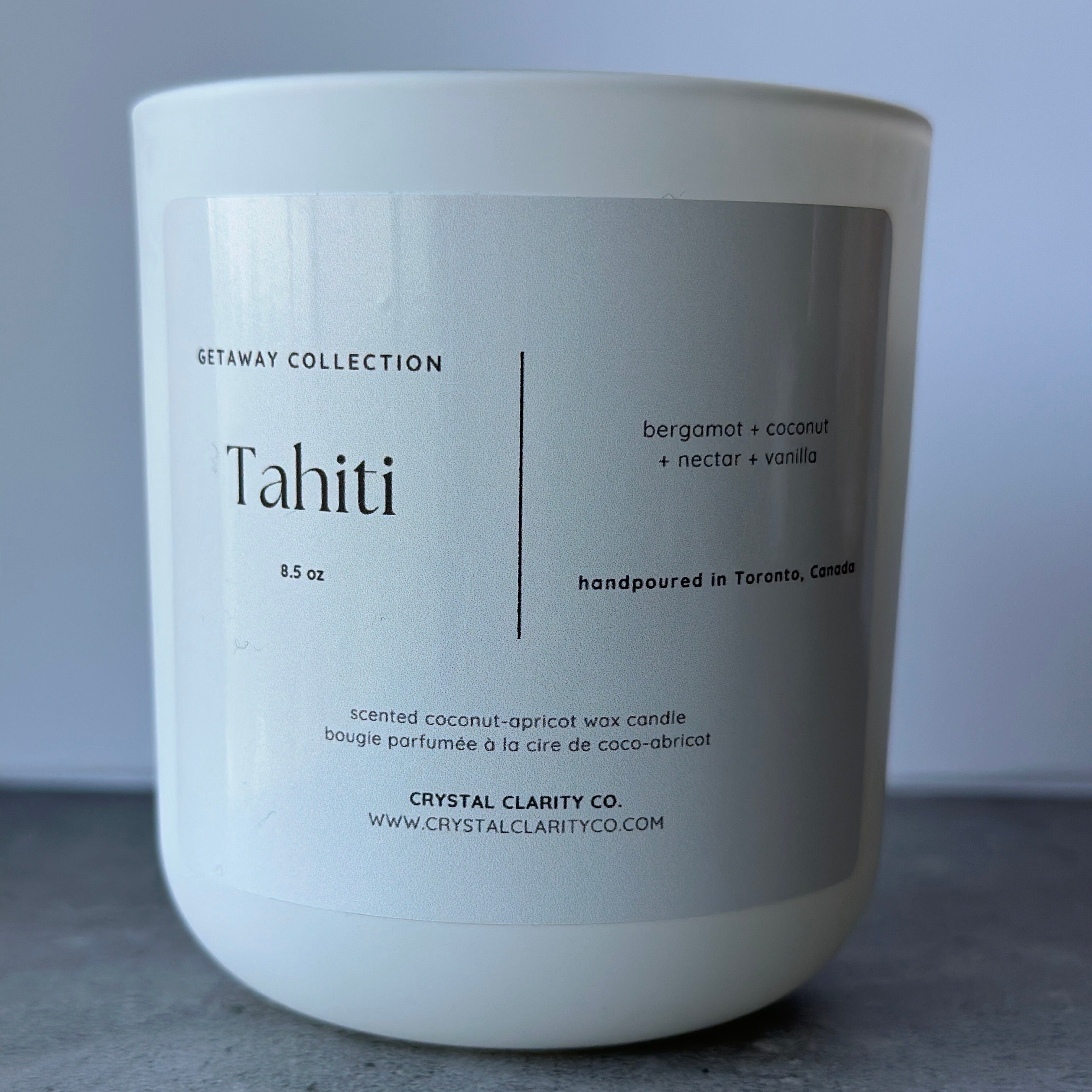 Tahiti - Luxury Scented Wooden Wick Candle