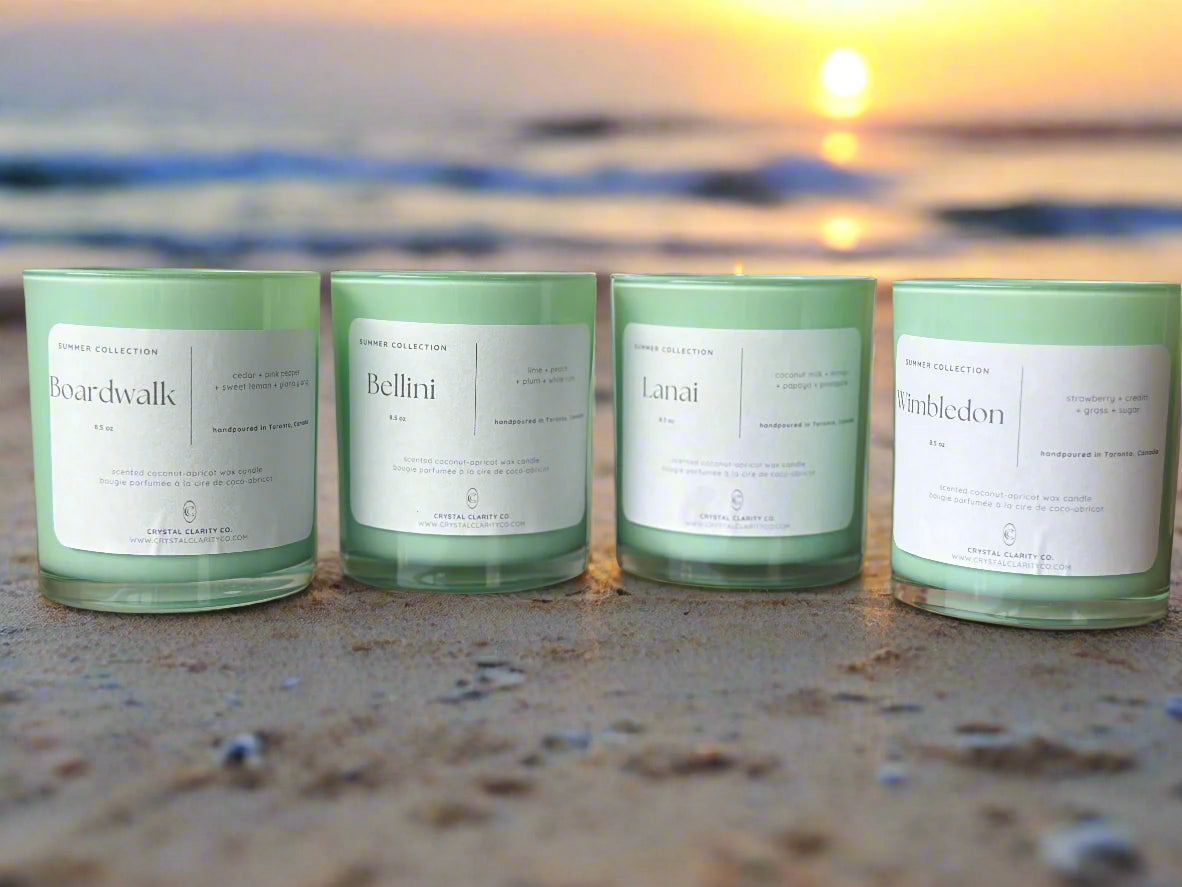 Summer Wooden Wick Candle Collection