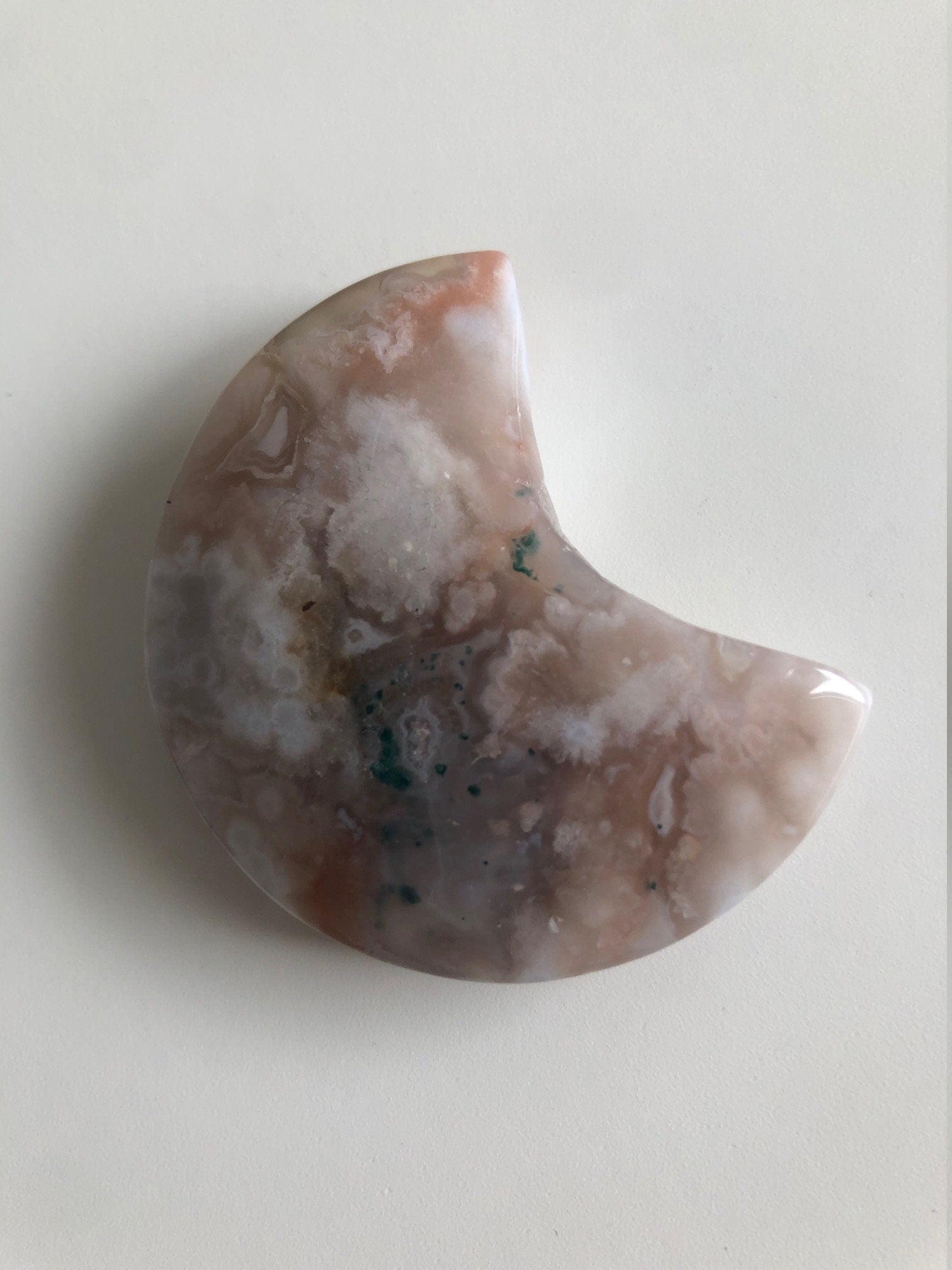 Flower Agate Towers with Druzy